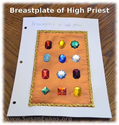 Breastplate of High Priest « Susan's Homeschool Blog