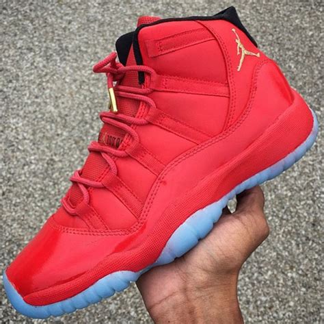 Air Jordan 11 "Red Gold" Custom For Tiara Thomas - Air Jordans, Release Dates & More ...