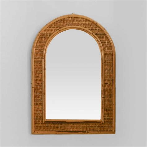 Mirror with bamboo frame, 1980 | #245723