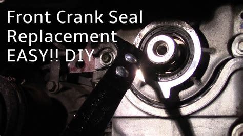 How To Replace a Front crankshaft Oil Seal - YouTube