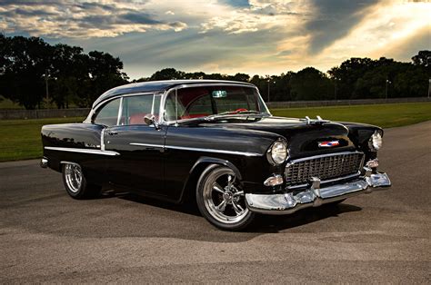 1955, Chevrolet, Bel, Air, Custom, Hot, Rod, Rods, Retro, Belair Wallpapers HD / Desktop and ...