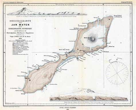 Detailed old topographical map of Jan Mayen island | Jan Mayen | Europe ...