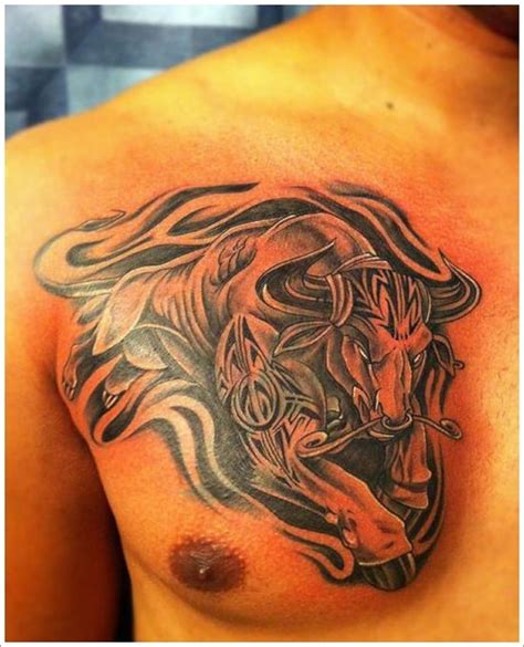 30 Dandy Bull Tattoo Designs