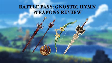 Battle Pass Weapons Guide and Recommended Characters