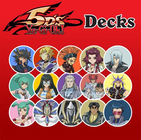 Yugioh Decks 5D'S: Yusei Jack Akiza Crow Leo Luna - Etsy