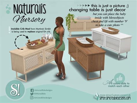 The Sims Resource - Naturalis- baby changing table