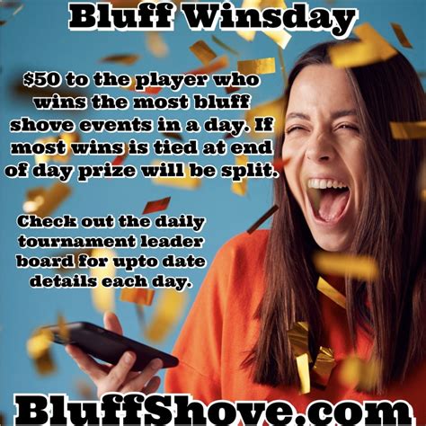 Daily Wins Leaderboard » Bluff Shove Poker