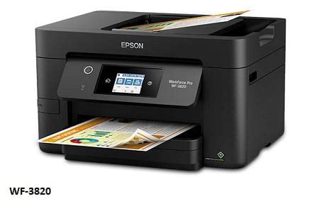 Epson Workforce Pro Black WF-3820 Driver - Basic Printer Driver