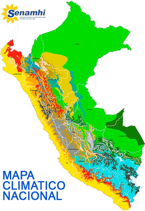 Download Peru Climate Zones Map - Peru - Full Size PNG Image - PNGkit