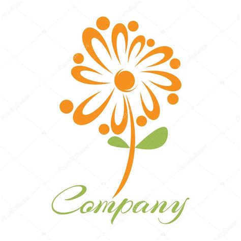 Example Abstract daisy logo Stock Vector by ©Valentin1982 129284048