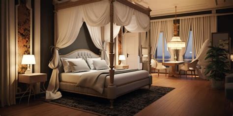 Premium AI Image | luxury bedroom interior background