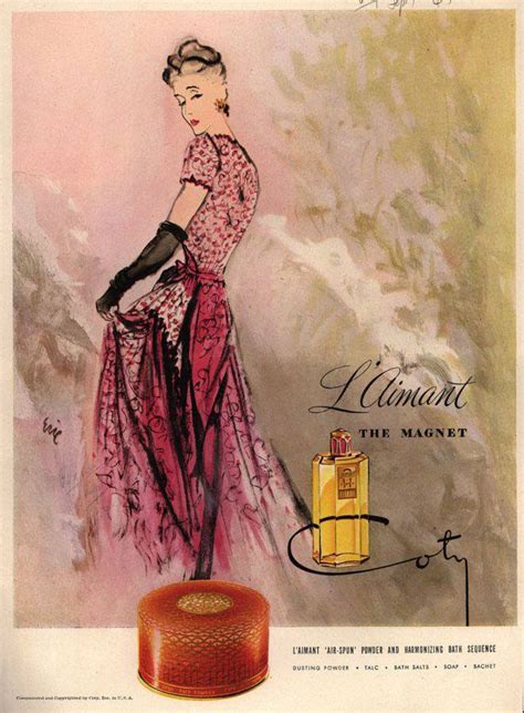 L'Aimant Coty perfume - a fragrance for women 1927