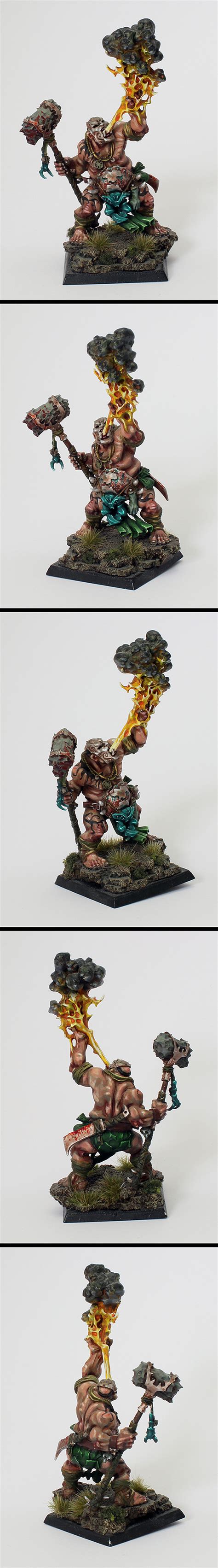 CoolMiniOrNot - Ogre Kingdoms Firebelly | Ogre, Fantasy battle, Miniatures