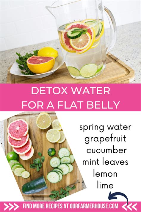 Detox Water for Flat Belly | Easy Flavored Water Recipe