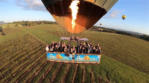 Hot Air Ballooning in the Hunter Valley NSW Australia - YouTube