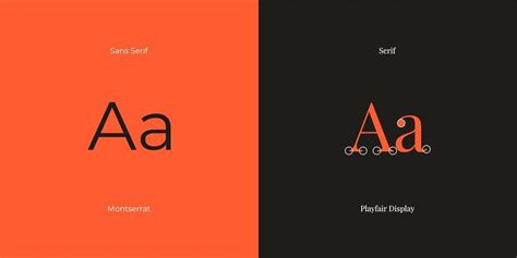 Serif vs. Sans Serif fonts