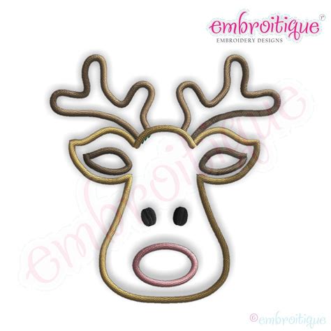 Reindeer Head Drawing