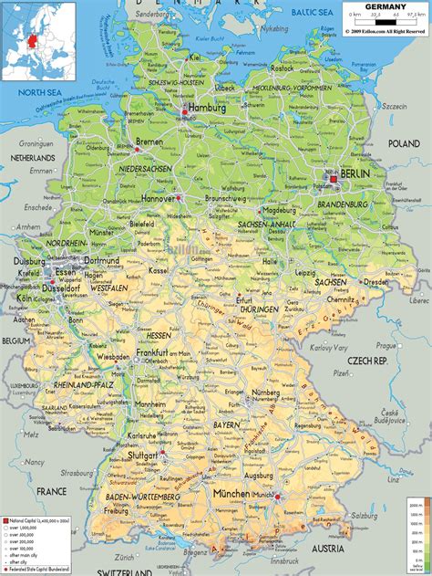 Michelin maps Germany - Germany highway map (Western Europe - Europe)