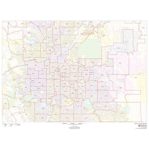 Colorado Zip Code Map - United States Map States District