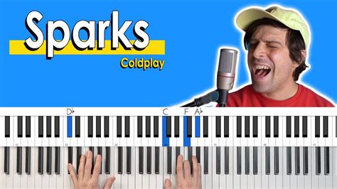 How To Play “Sparks” by Coldplay [Piano Tutorial/Chords for Singing] - YouTube