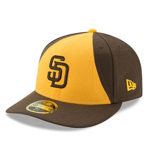 Men's San Diego Padres New Era Brown 2017 Authentic Collection On-Field Low Profile 59FIFTY ...