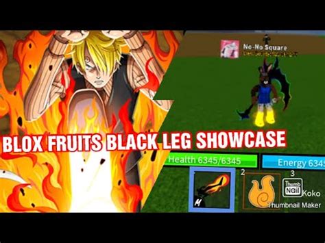 Blox Fruits Black Leg Showcase - YouTube