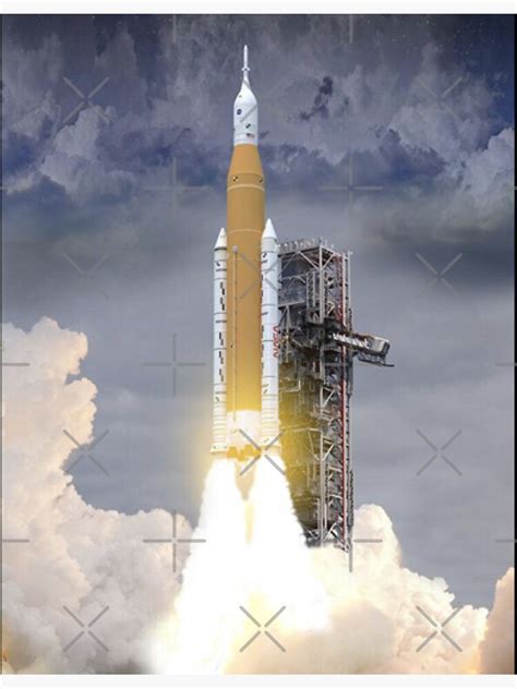 "NASA Space Launch System (SLS) Rocket" Sticker for Sale by Batotastore ...