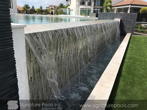 Folio, Infinity Edge Pool Design, Signature Pools Inc