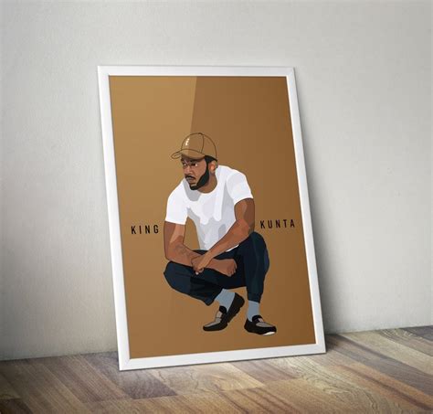 Kendrick Lamar poster TDE poster Poster Art minimal | Etsy