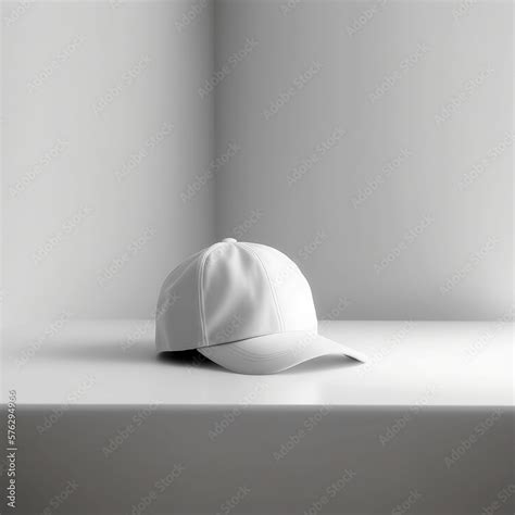 Blank White Cap Mockup for Customization and Personalization Stock ...