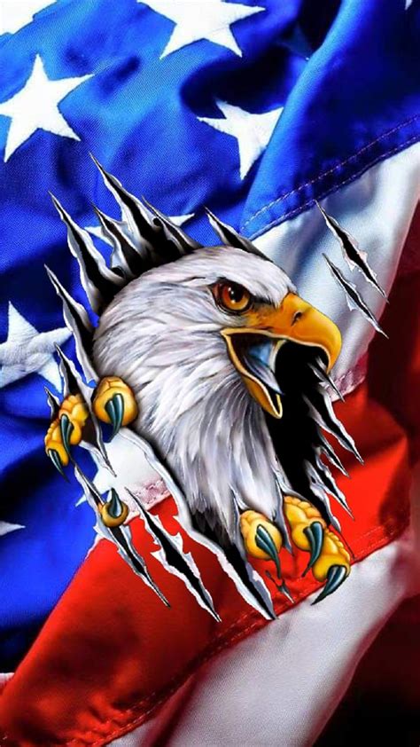 Top 85+ eagle wallpaper american flag best - in.coedo.com.vn