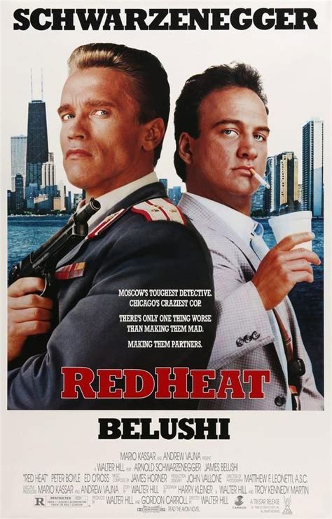 Red Heat (1988) | Schwarzenegger movies, Movie posters, Heat movie