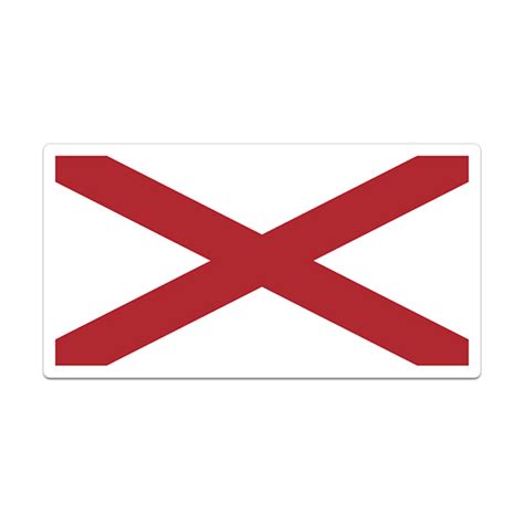 Alabama Sticker Decal Vinyl State Flag AL V3 - Rotten Remains