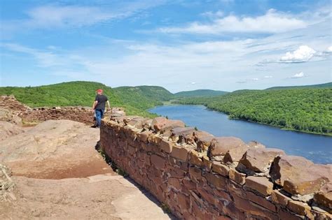 Lake of the Clouds overlook in Porcupine Mountains 🌳 UP Michigan travel ...