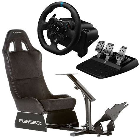 Playseat Alcantara Racing Seat Logitech G923 Trueforce Sim Racing Wheel ...