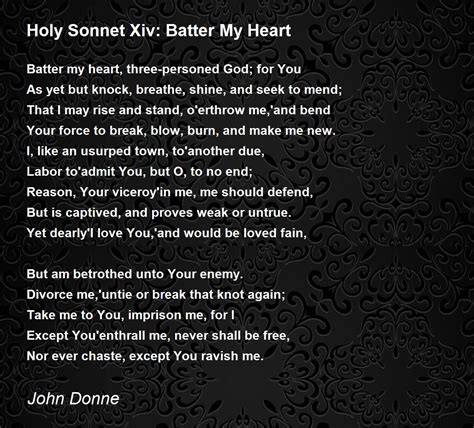 batter my heart poem pdf – batter my heart poem by john donne – Mcascidos