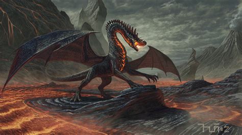 ArtStation - Magma Dragon