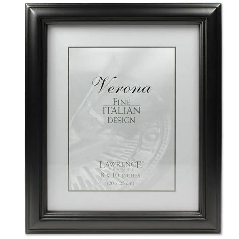 Lawrence Frames 8x10 Black Wood Frame with Domed Top and Dimensional Detail - Walmart.com ...