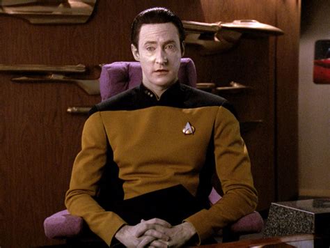 Brent Spiner as Data in 'Star Trek: The Next Generation' season 3 ...