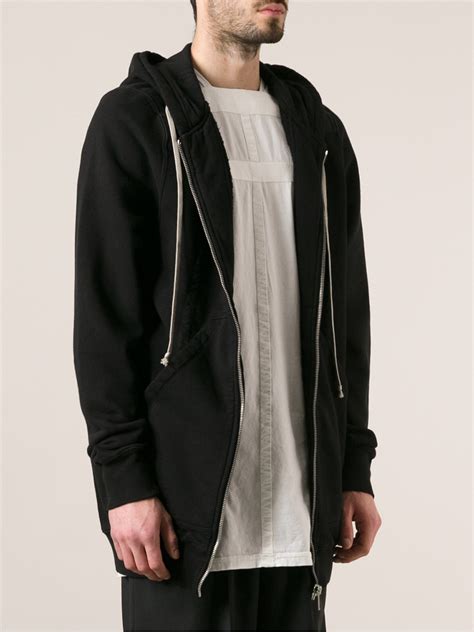 Lyst - Rick Owens Drkshdw Oversized Hoodie in Black for Men