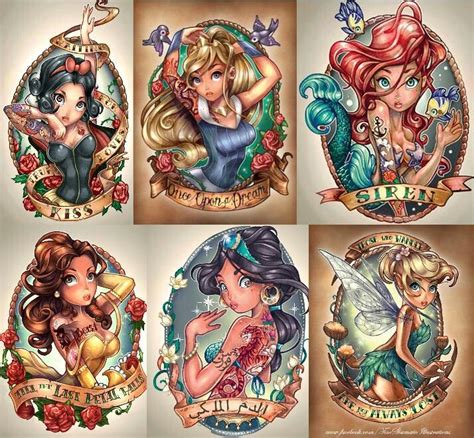 Disney princesses | Disney princess tattoo, Disney tattoos, Princess tattoo