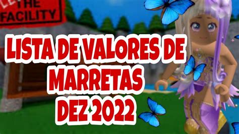 LISTA DE VALORES DE MARRETAS FLEE THE FACILITY PARA TRADE #roblox # ...