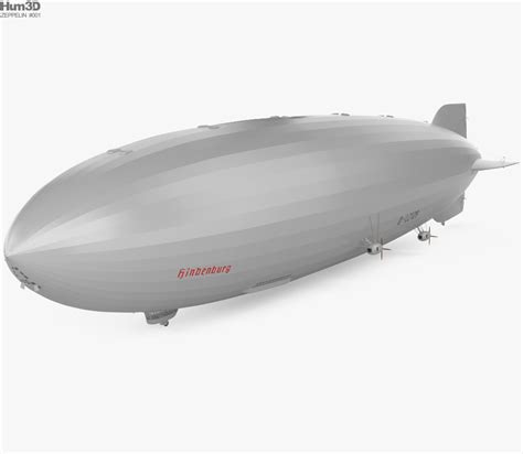 LZ 129 Hindenburg Zeppelin 3D model - Aircraft on Hum3D