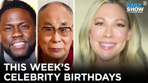 This Week In Celebrity Birthdays | The Daily Show - YouTube