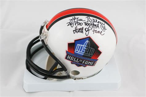 Lem Barney Autograph NFL Hall of Fame mini helmet - Mississippi Sports ...