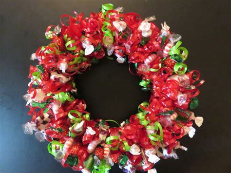 saruthdesigns: Candy & Ribbon Wreath