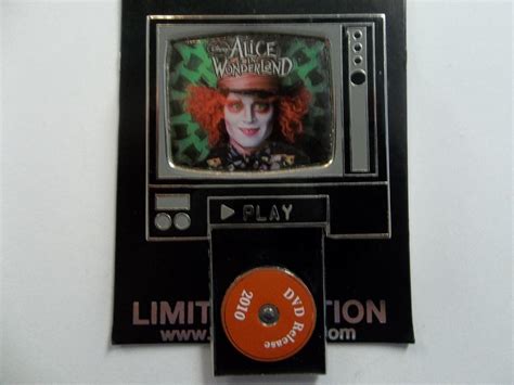 Walt Disney 2010 Alice in Wonderland DVD Release Pin - Limited Edition ...