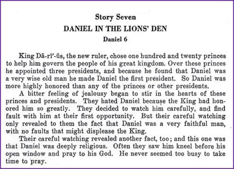 Daniel And The Lions Den Bible Story For Toddlers - Story Guest