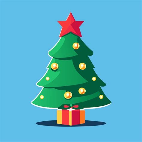 Premium Vector | Mini christmas tree vector illustration