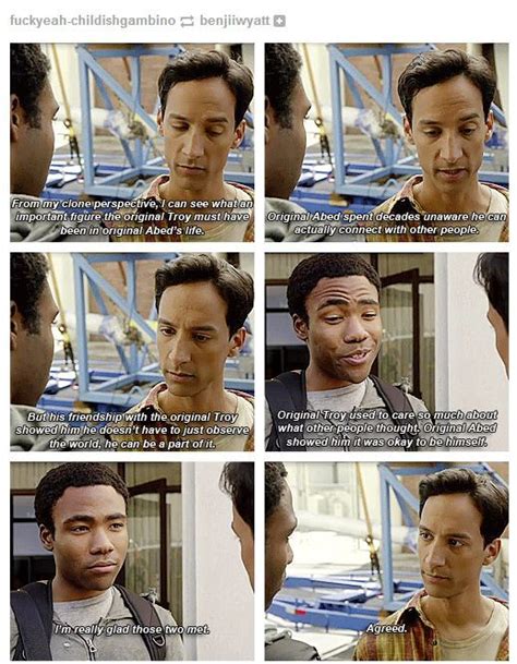 Community - Abed & Troy | Community quotes, Troy, Community